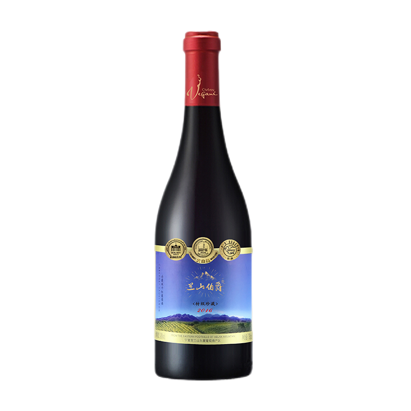 兰山伯爵特级珍藏赤霞珠干红葡萄酒
